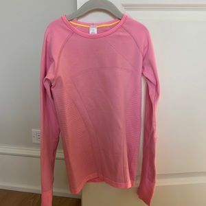 Ivivva Pink fitted long sleeve shirt
